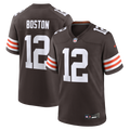 Cleveland Browns Denzel Boston Brown Game Football Jersey