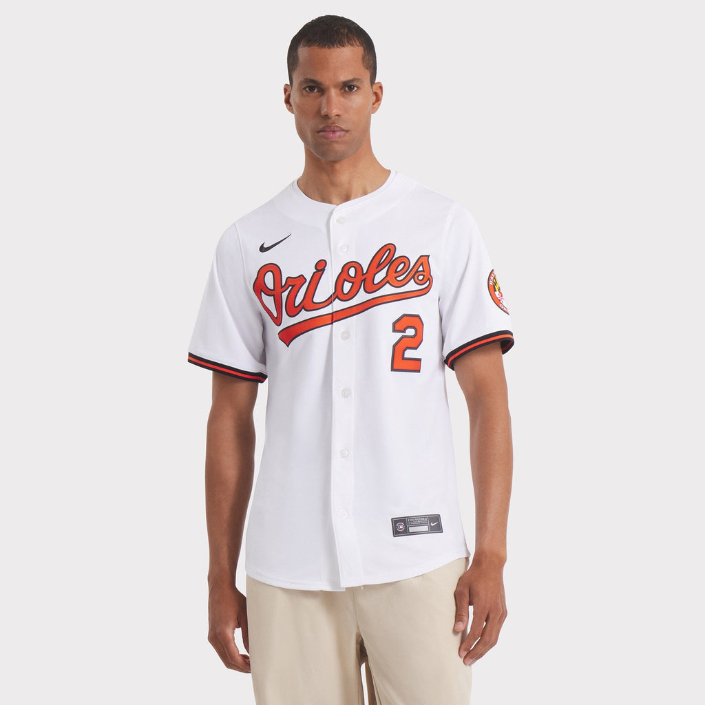 Baltimore Orioles Gunnar Henderson White Home Limited Player Baseball Jersey