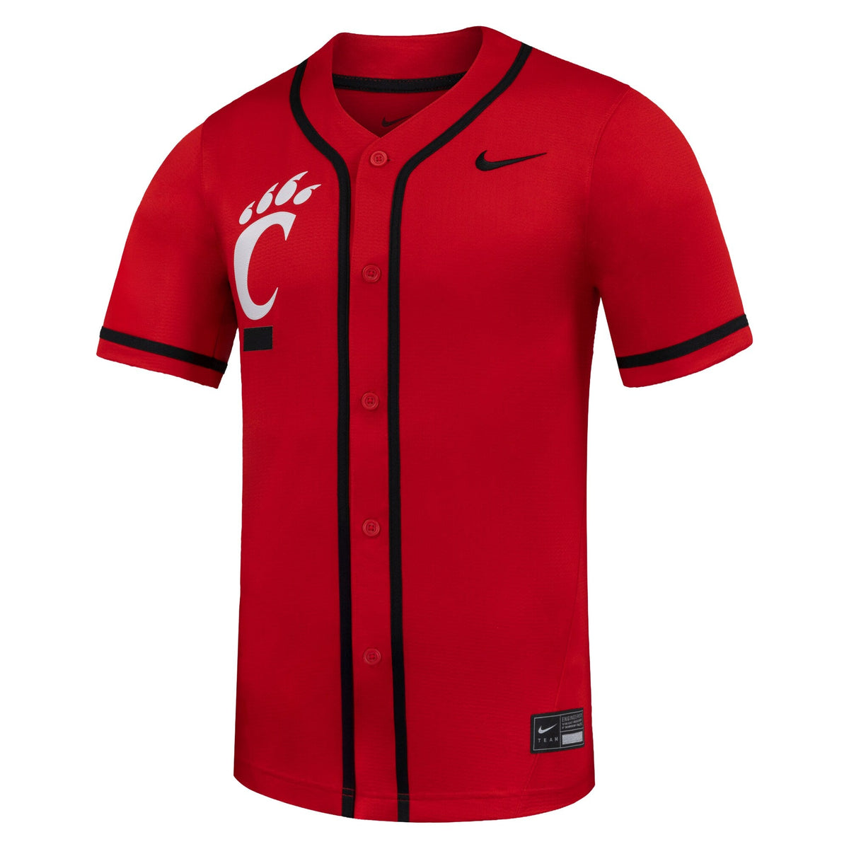 Red Cincinnati Bearcats Replica Baseball Jersey