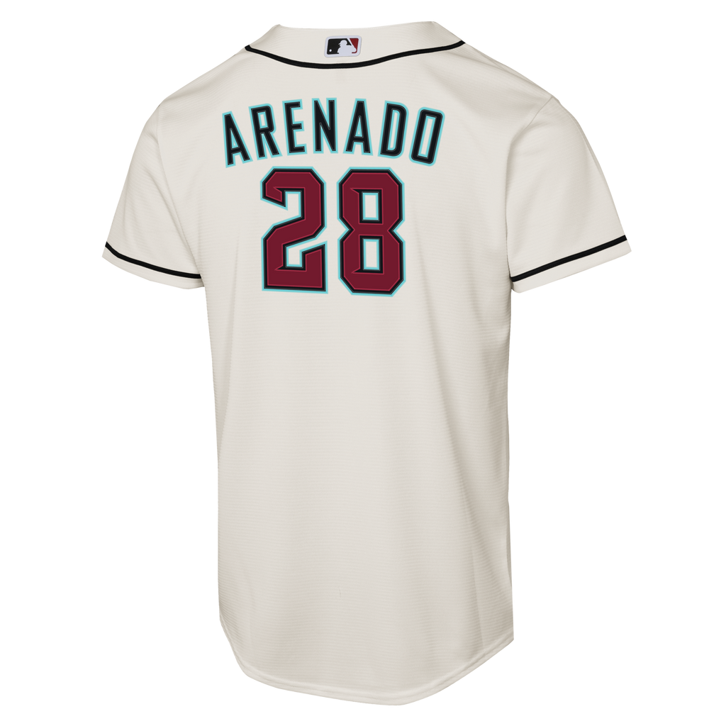 Male Arizona Diamondbacks Nolan Arenado White Home Replica Baseball Jersey