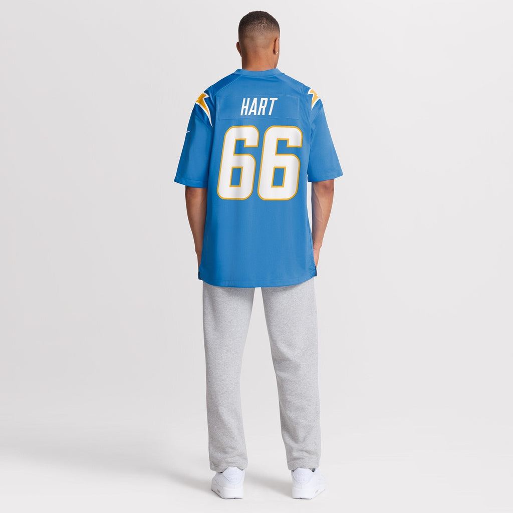 Los Angeles Chargers Bobby Hart Powder Blue Team Game Football Jersey