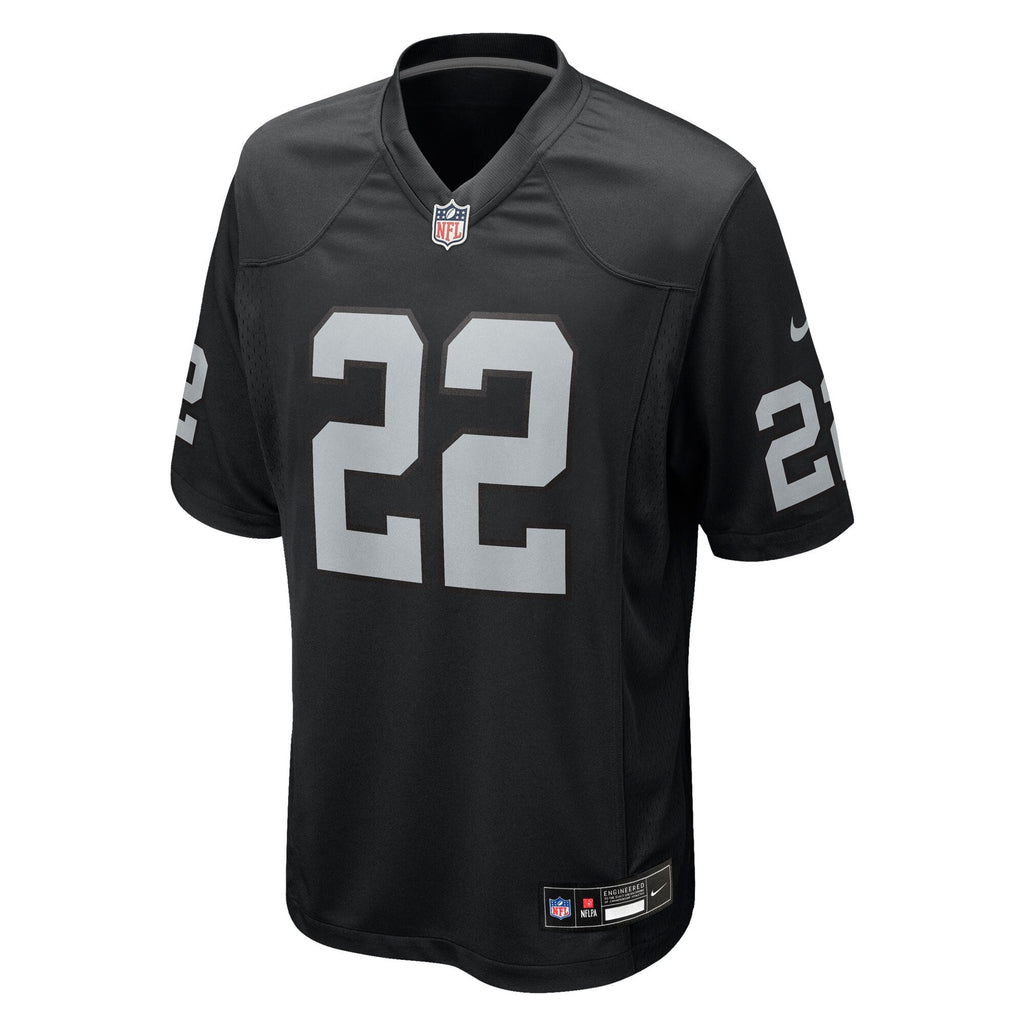 Las Vegas Raiders Eric Stokes Black Team Game Football Jersey