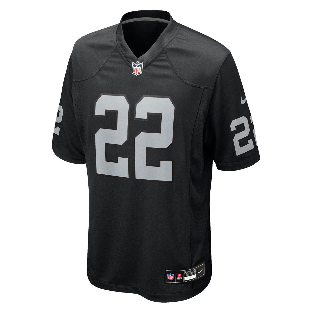 Las Vegas Raiders Eric Stokes Black Team Game Football Jersey