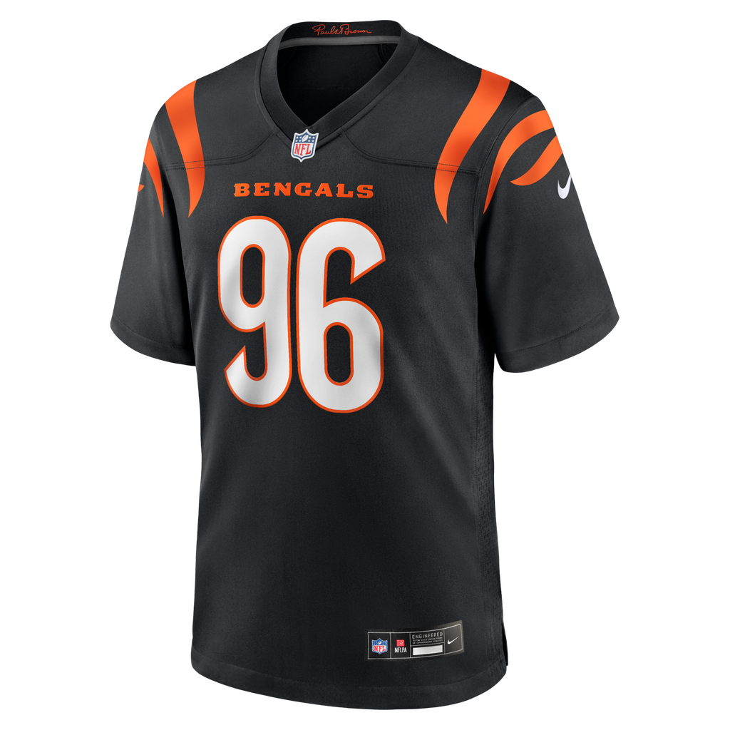 Cincinnati Bengals Cam Sample Black Game Football Jersey