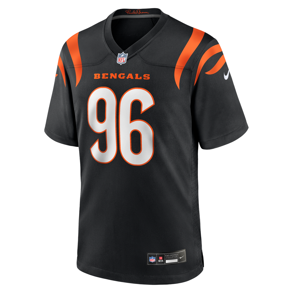 Cincinnati Bengals Cam Sample Black Game Football Jersey