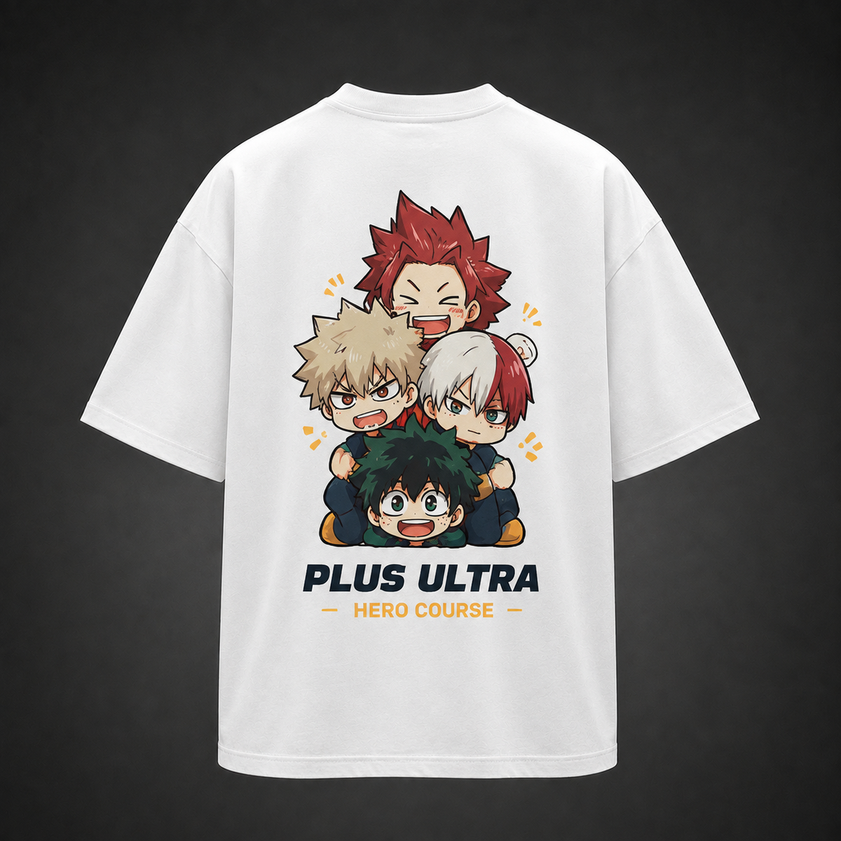 Deku & Bakugo My Hero Academia Anime Graphic Tee - Chibi Plus Ultra Squad