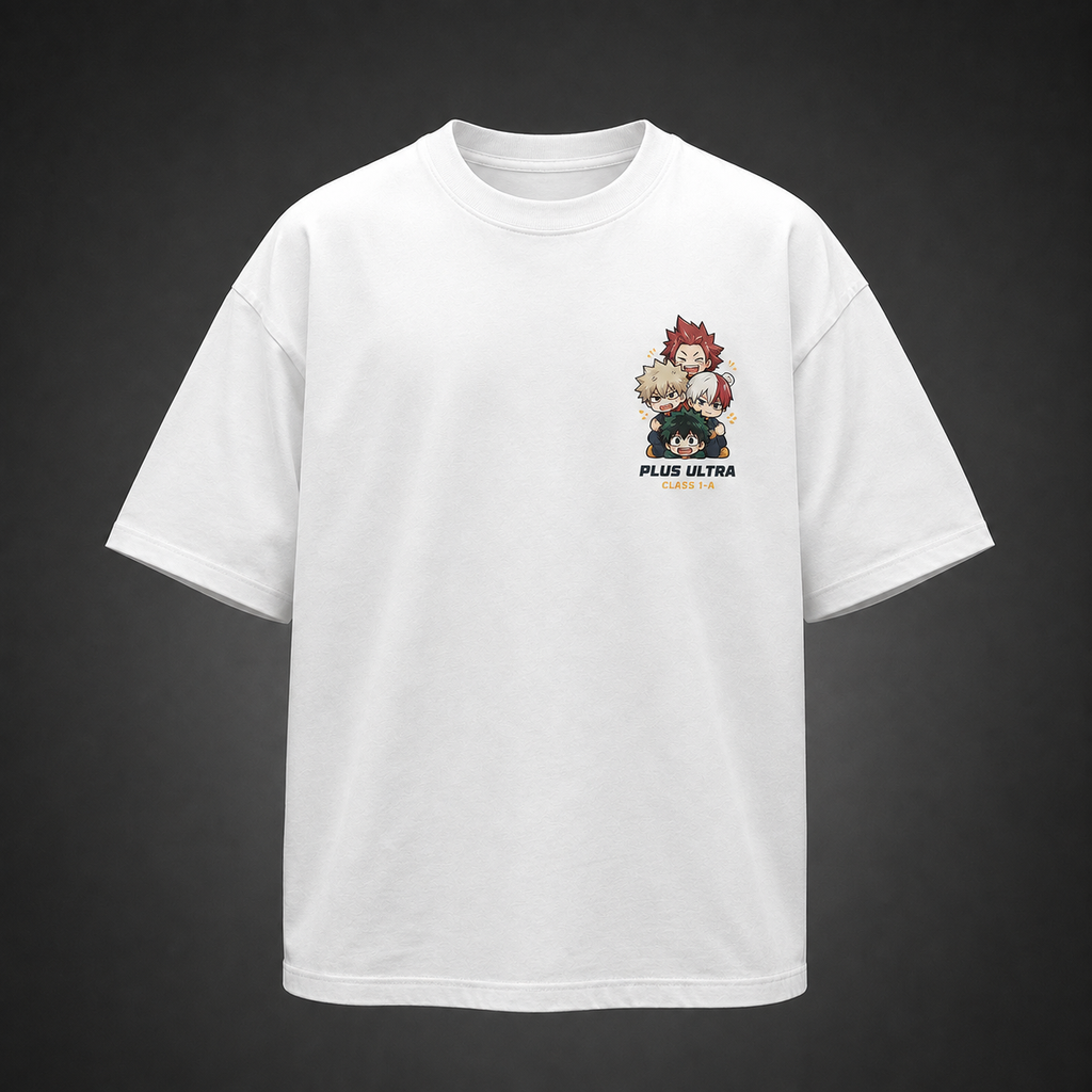 Deku & Bakugo My Hero Academia Anime Graphic Tee - Chibi Plus Ultra Squad