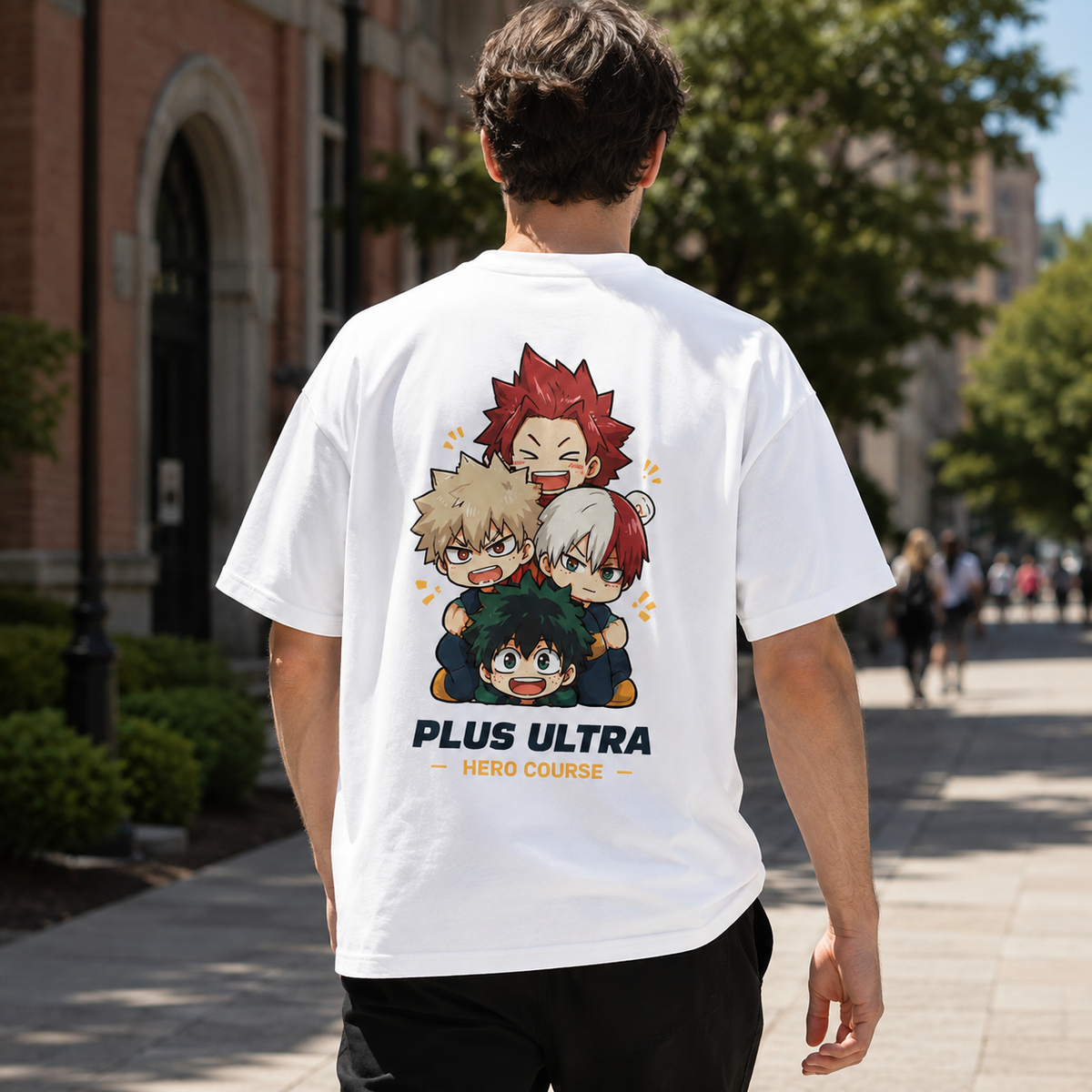 Deku & Bakugo My Hero Academia Anime Graphic Tee - Chibi Plus Ultra Squad
