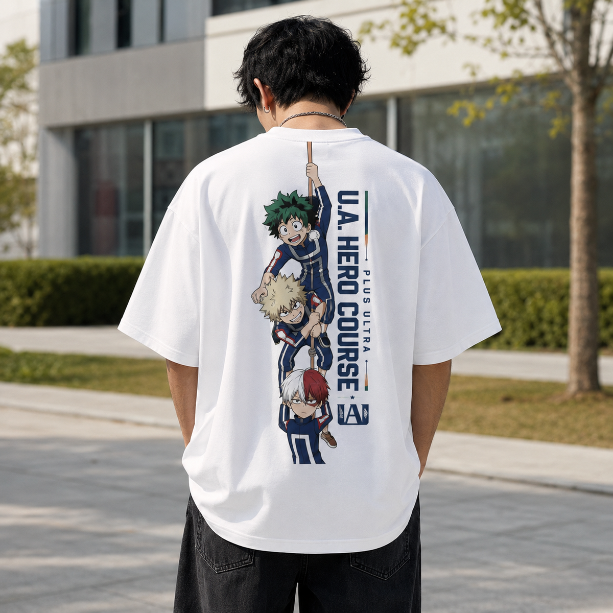 Deku & Bakugo My Hero Academia Anime Graphic Tee - Hero Course Climb