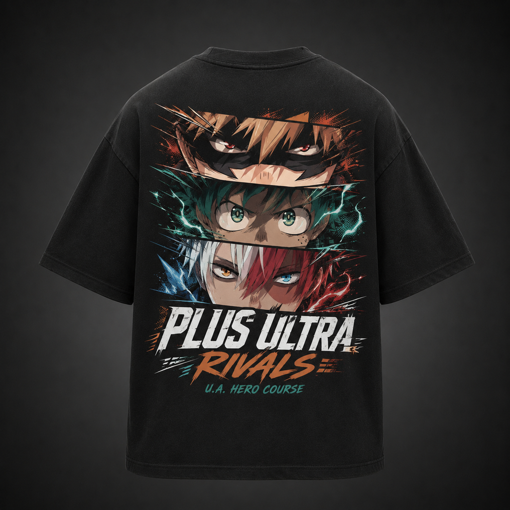 Deku & Bakugo My Hero Academia Anime Graphic Tee - Plus Ultra Rivals