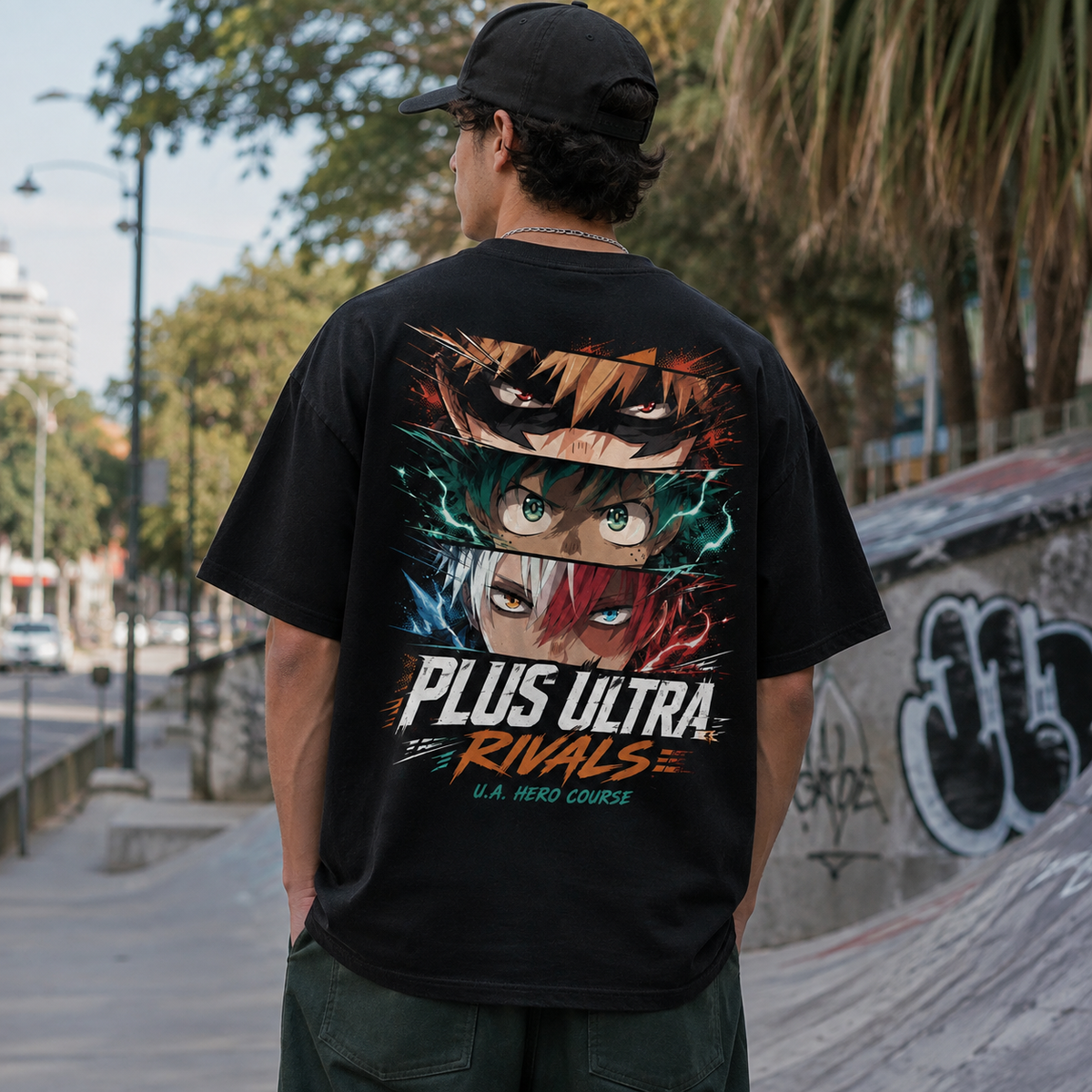 Deku & Bakugo My Hero Academia Anime Graphic Tee - Plus Ultra Rivals