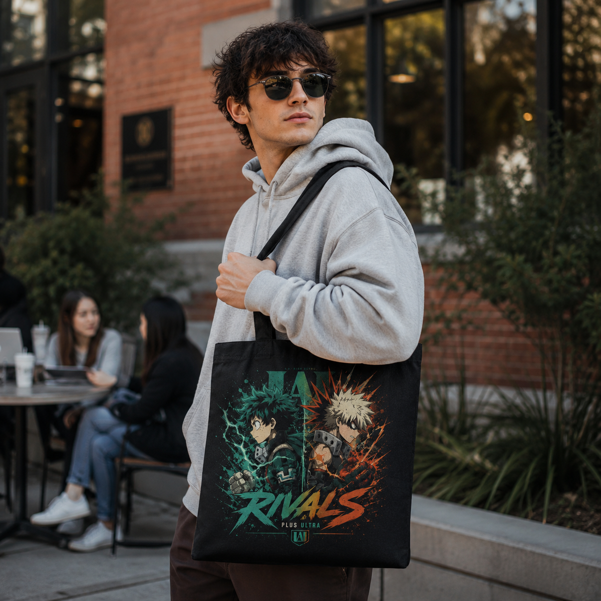 Deku & Bakugo My Hero Academia Anime Canvas Tote Bag - Rivals
