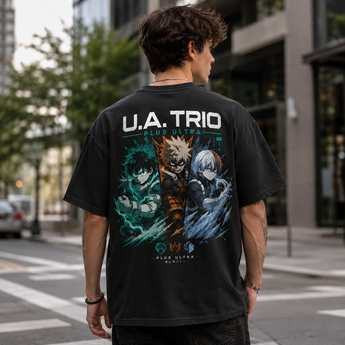 Deku & Bakugo My Hero Academia Anime Graphic Tee - U.A. Trio
