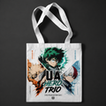 Deku & Bakugo My Hero Academia Anime Canvas Tote Bag - UA Hero Trio