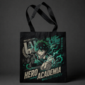 Deku My Hero Academia Anime Canvas Tote Bag - Hero Academia Charge