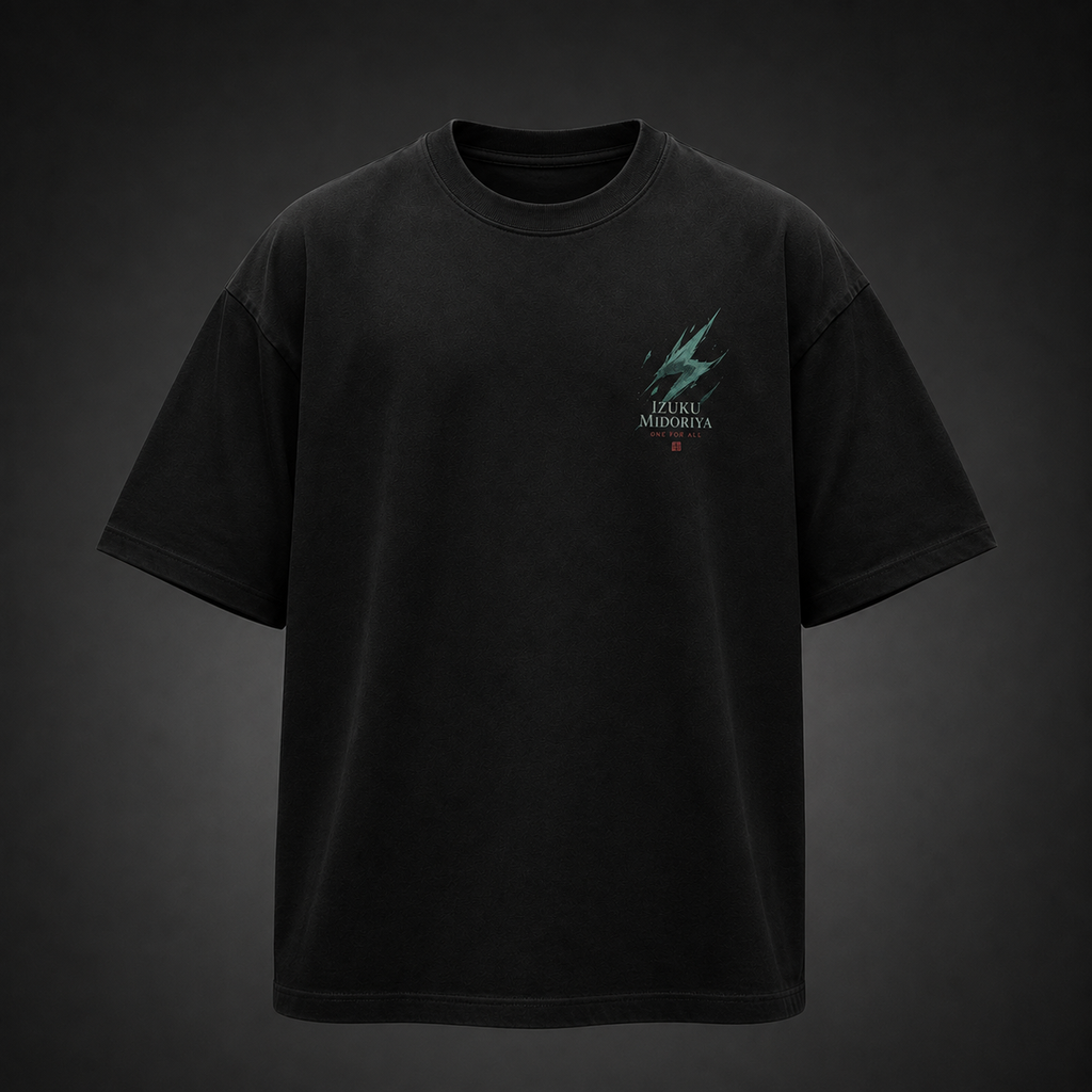 Deku My Hero Academia Anime Graphic Tee - Izuku Midoriya One For All