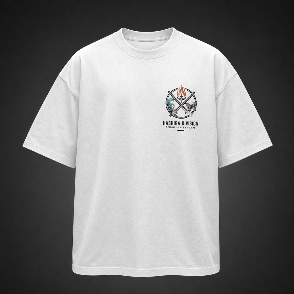 Demon Slayer Anime Graphic Tee - Breathe Hunt Endure