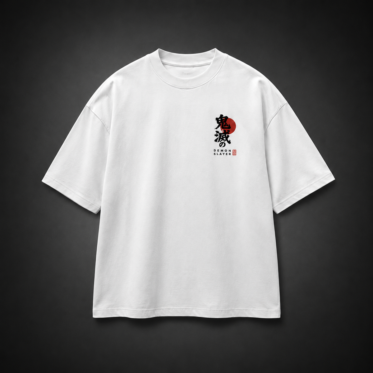 Demon Slayer Anime Graphic Tee - Crimson Sun Ronin