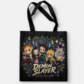 Demon Slayer Anime Canvas Tote Bag - Festival Night Crew