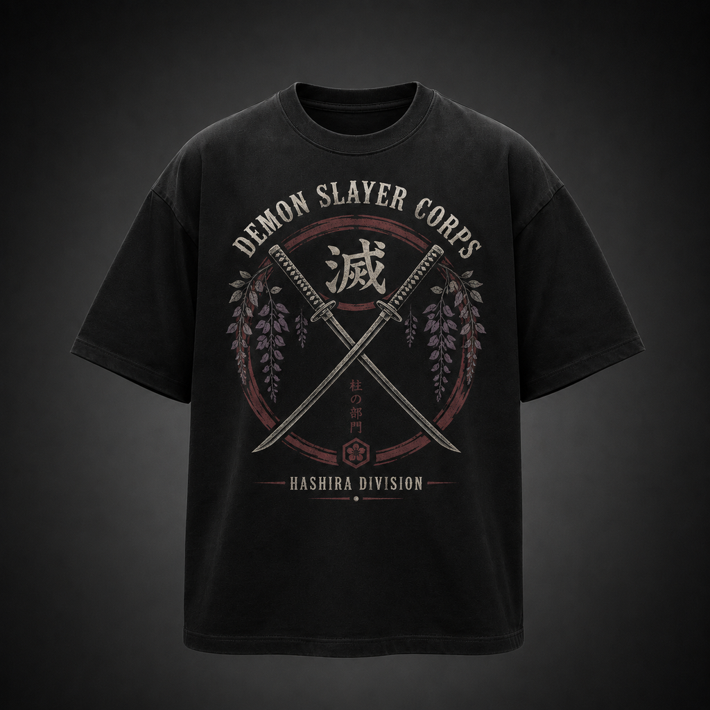Demon Slayer Anime Graphic Tee - Hashira Corps