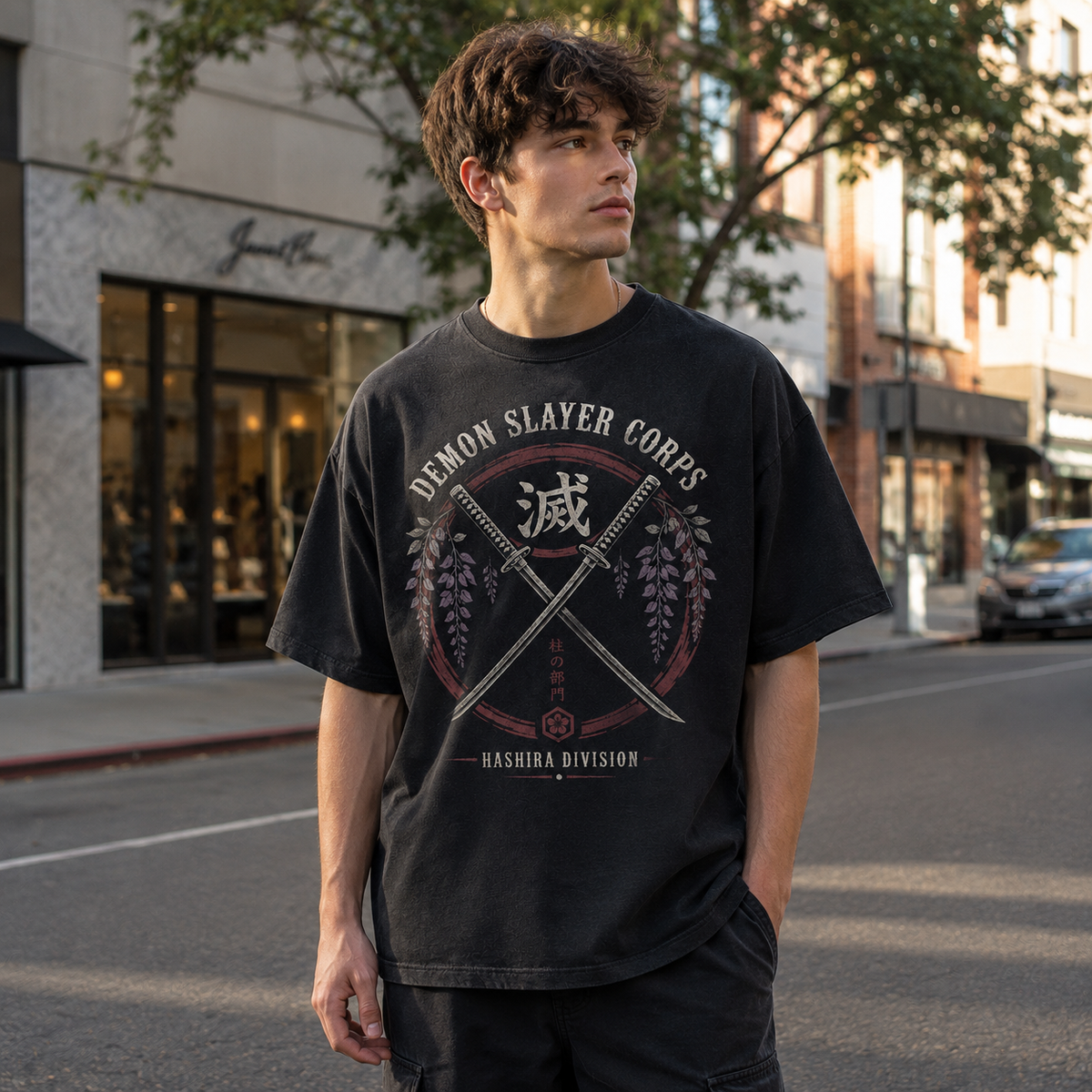 Demon Slayer Anime Graphic Tee - Hashira Corps