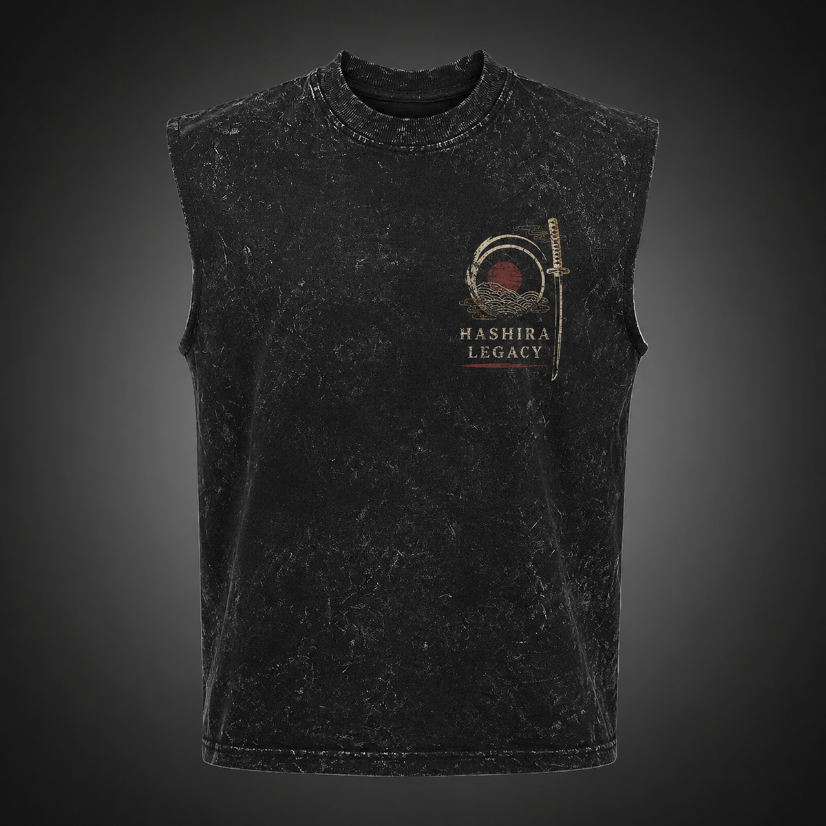 Demon Slayer Anime Tank Top - Hashira Legacy Acid Wash Vest