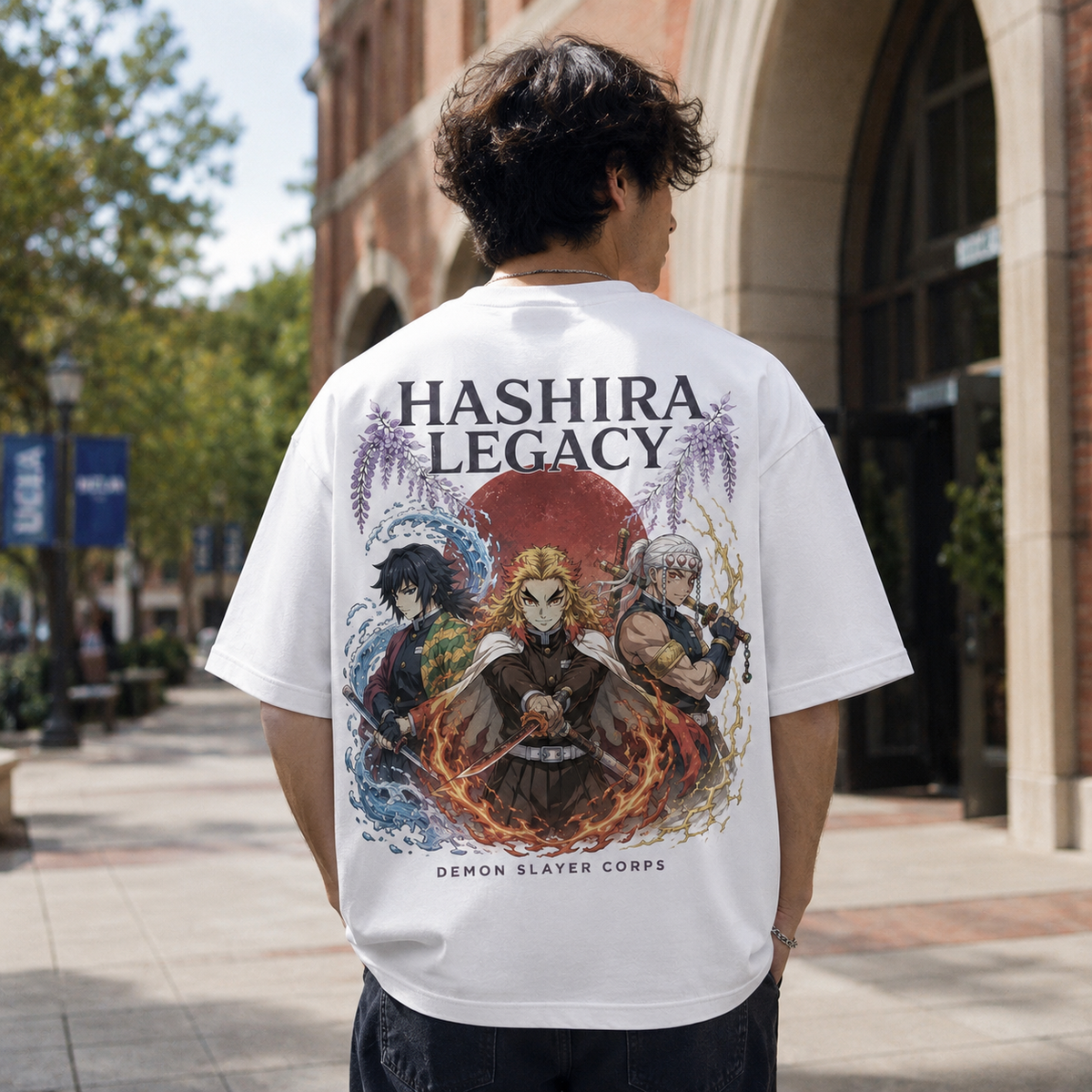Demon Slayer Anime Graphic Tee - Hashira Legacy
