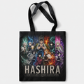 Demon Slayer Anime Canvas Tote Bag - Hashira Panels