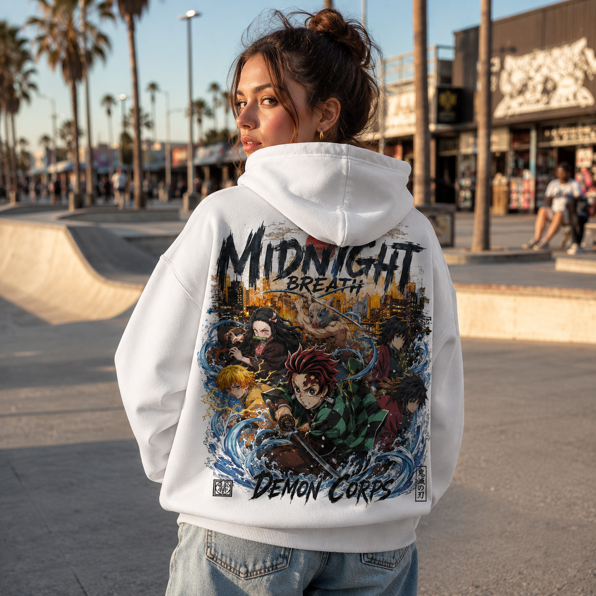 Demon Slayer Anime Hoodie - Midnight Breath