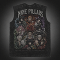 Demon Slayer Anime Tank Top - Nine Pillars Assembly Acid Wash Vest