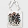 Demon Slayer Anime Canvas Tote Bag - Nine Pillars Gathering