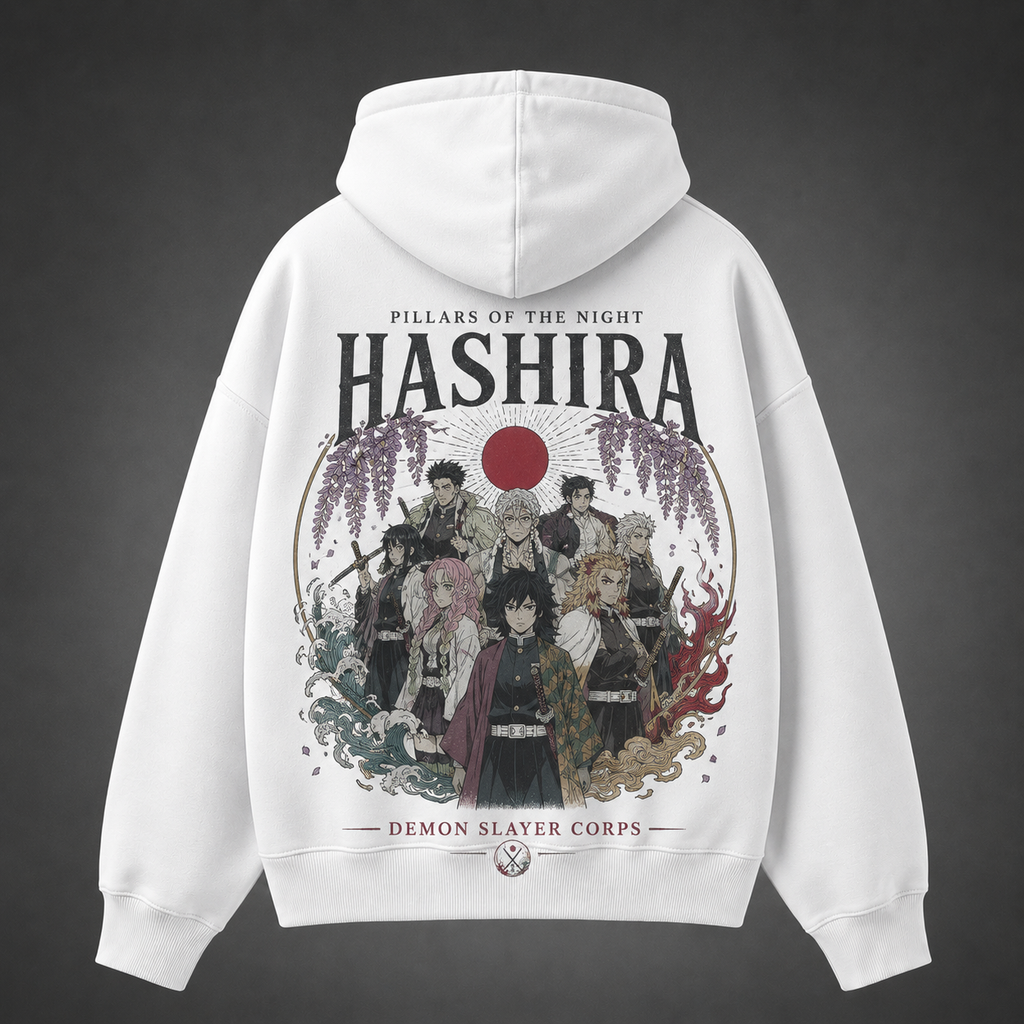 Demon Slayer Anime Hoodie - Pillars Of Night