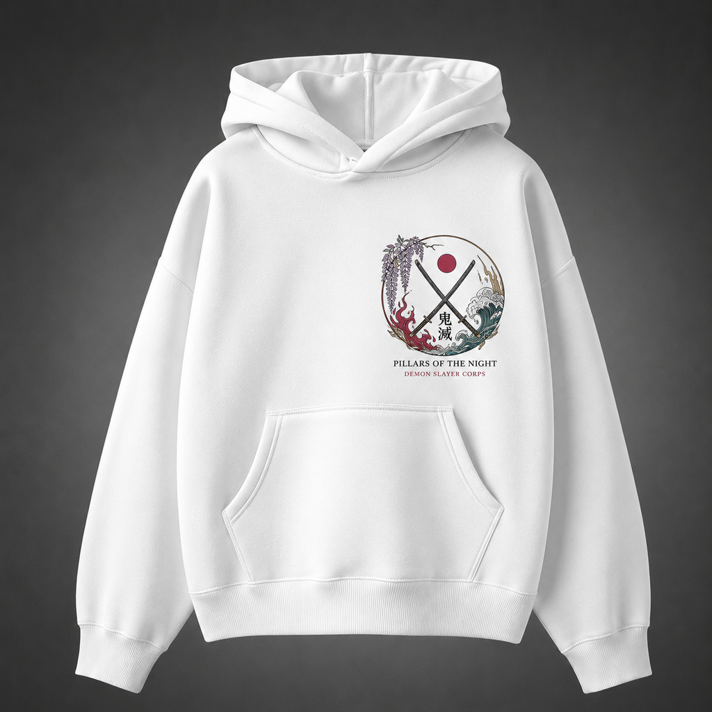 Demon Slayer Anime Hoodie - Pillars Of Night