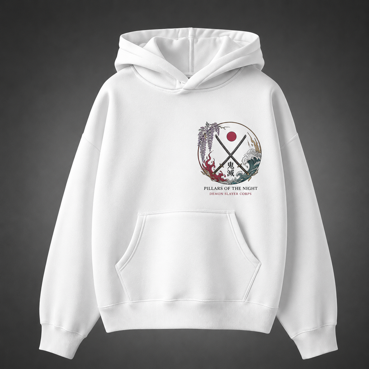 Demon Slayer Anime Hoodie - Pillars Of Night