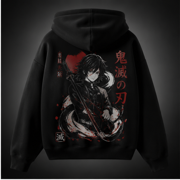 Demon Slayer Anime Hoodie - Serpent Swordsman