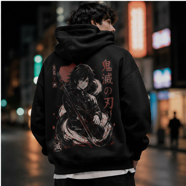 Demon Slayer Anime Hoodie - Serpent Swordsman