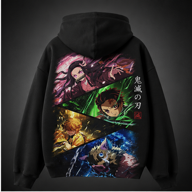 Demon Slayer Anime Hoodie - Slayer Quartet