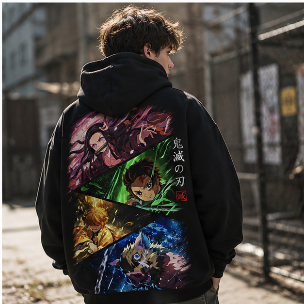Demon Slayer Anime Hoodie - Slayer Quartet