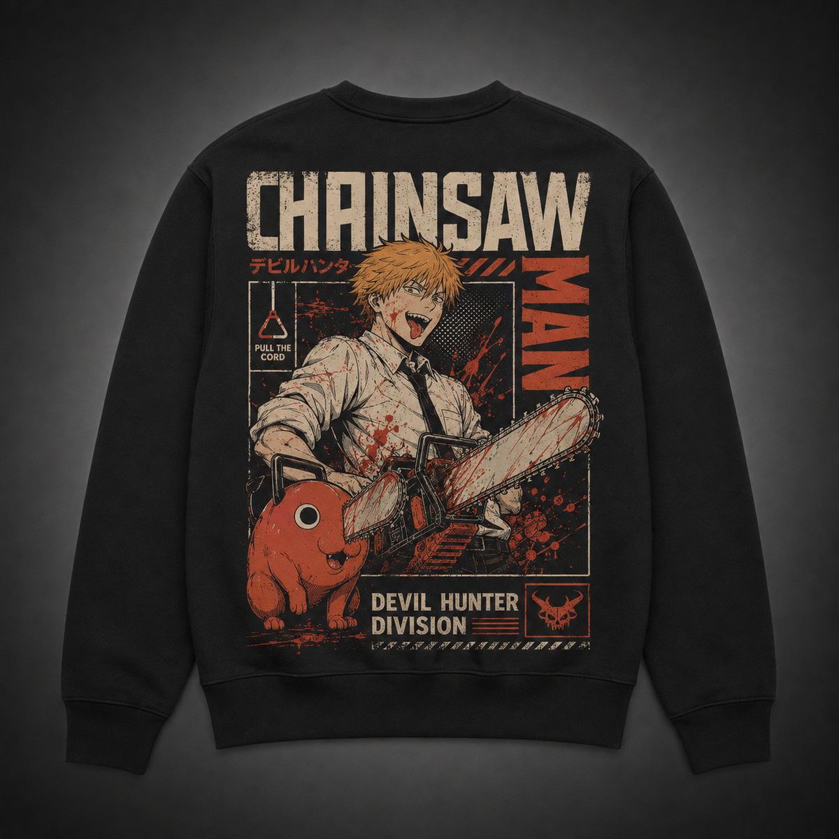 Denji, Pochita Chainsaw Man Anime Sweatshirt - Chainsaw Rampage
