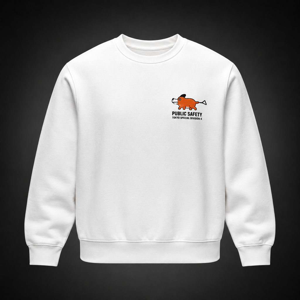 Denji, Pochita Chainsaw Man Anime Sweatshirt - Tokyo Division