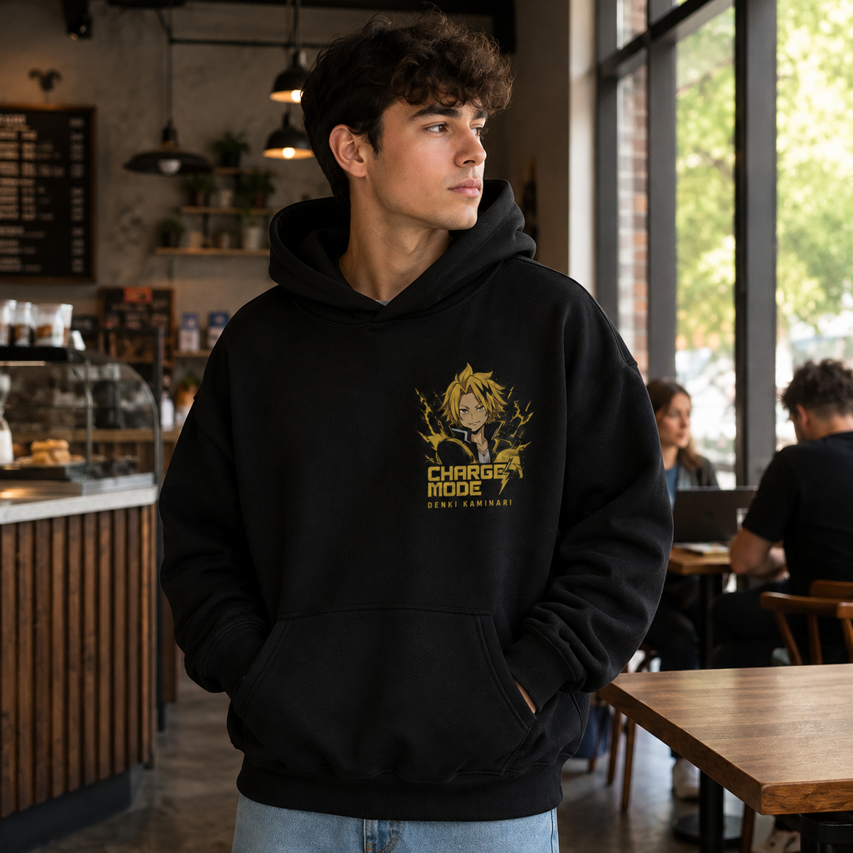 Denki Kaminari My Hero Academia Anime Hoodie - Live Wire