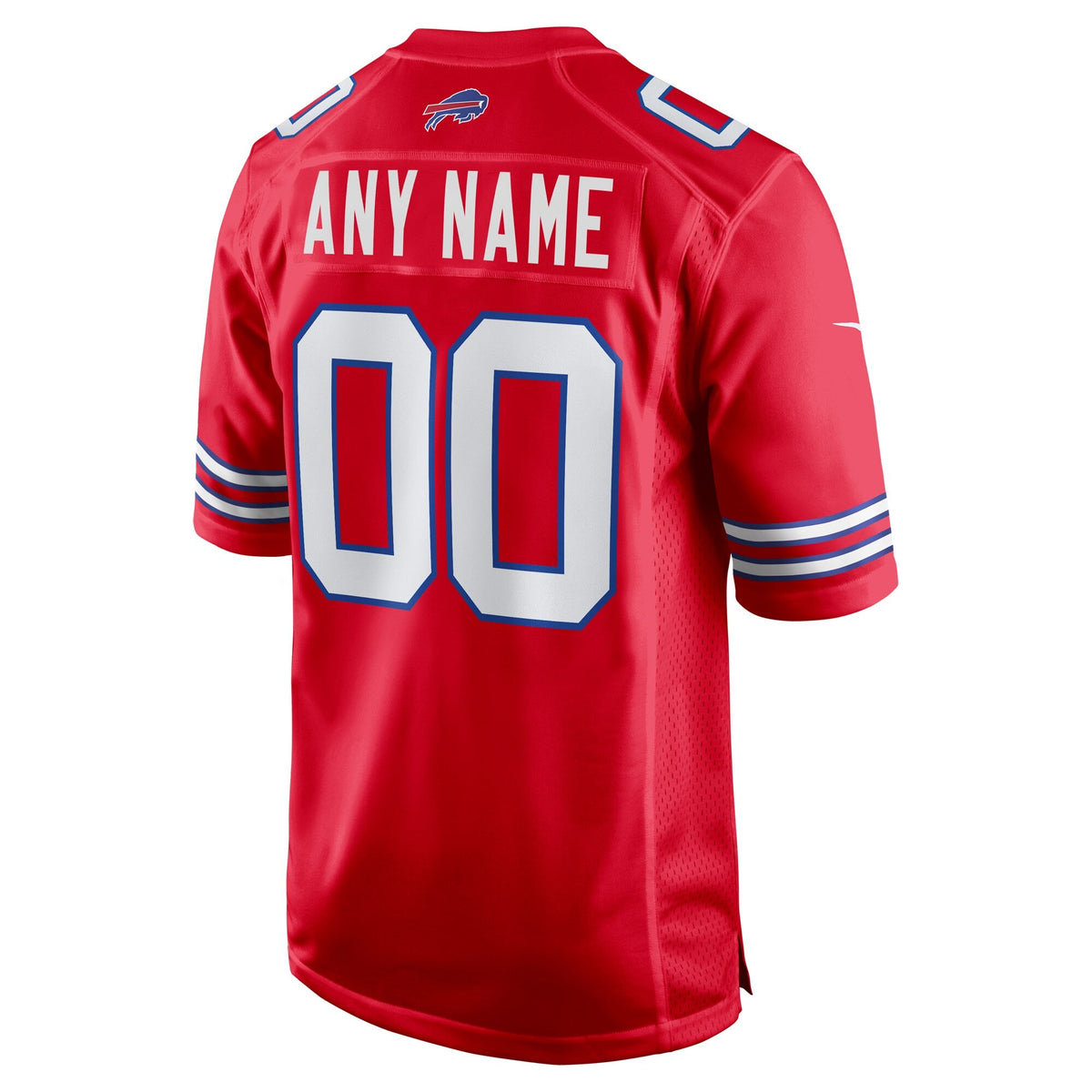 Buffalo Bills Red Alternate Custom Game Football Jersey