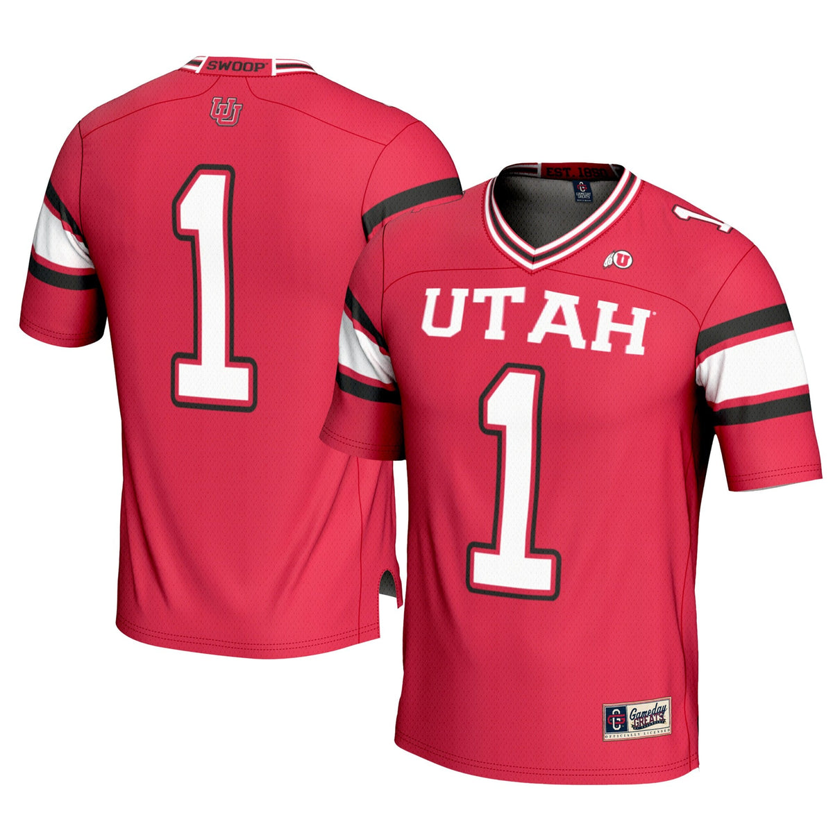 #1 Utah Utes Football Jersey - Red