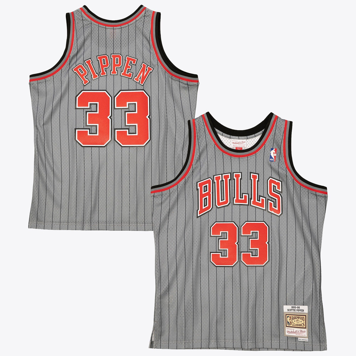 Chicago Bulls Scottie Pippen 1995 Reload Swingman Jersey - Grey