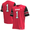 #1 Red Utah Utes Replica Football Jersey