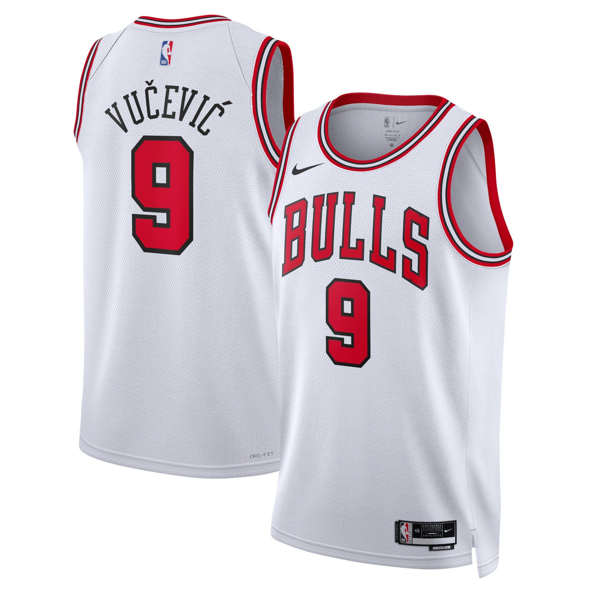 Chicago Bulls Association Edition Swingman Jersey - White - Nikola Vučević