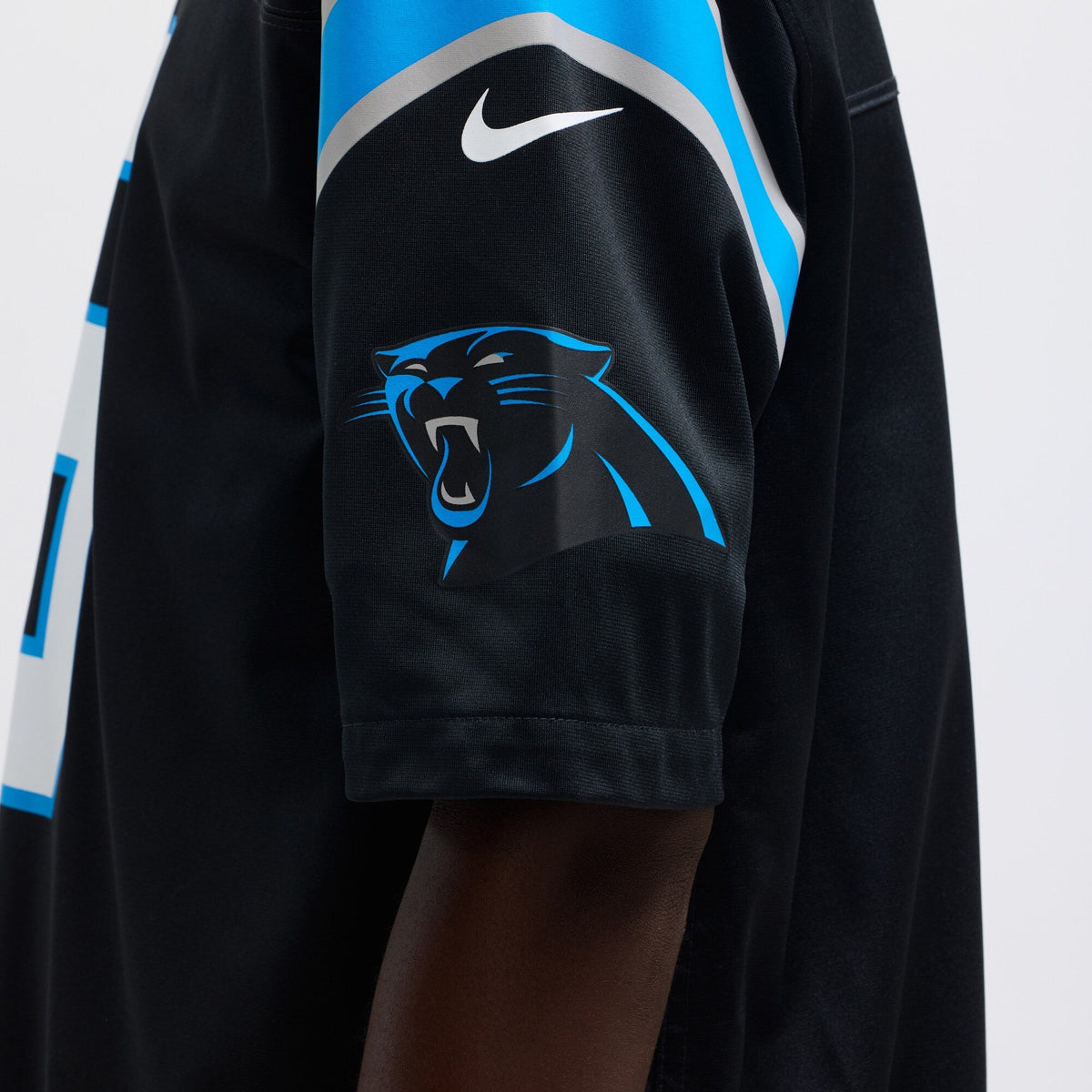 Carolina Panthers Bryce Young Black Team Game Football Jersey