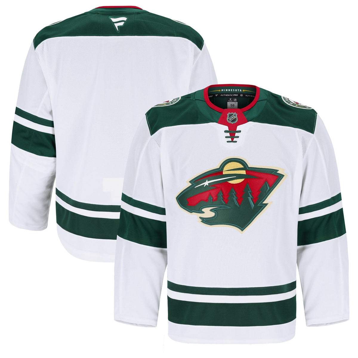 Minnesota Wild White Away Pro Jersey
