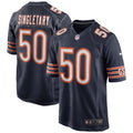 Chicago Bears Mike Singletary Navy Game Retired Player Football Jersey