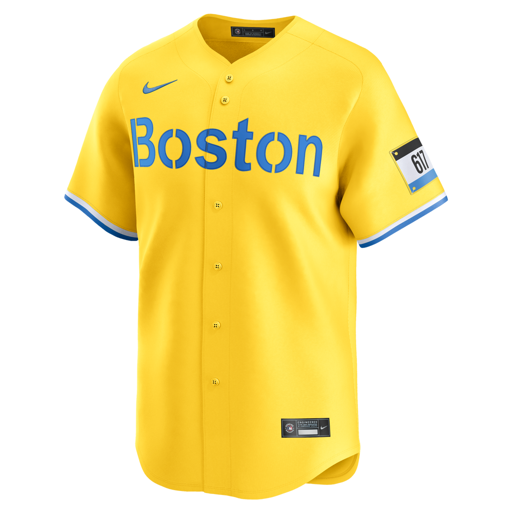 Boston Red Sox Gold City Connect Limited Baseball Jersey